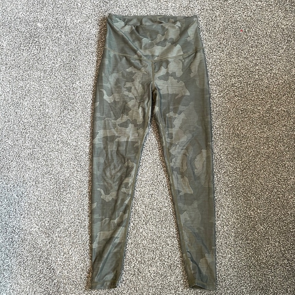 Prana green camo leggings